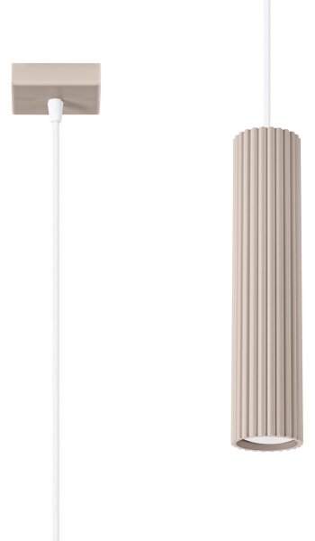Brilagi - Lampada a sospensione LED su cavo CRESTO 1xGU10/10W/230V taupe