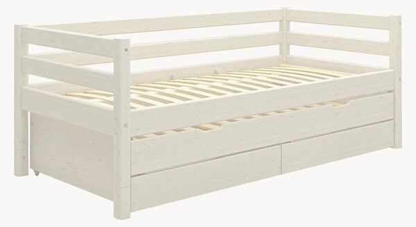 Letto per bambini in legno di pino con contenitore Classic