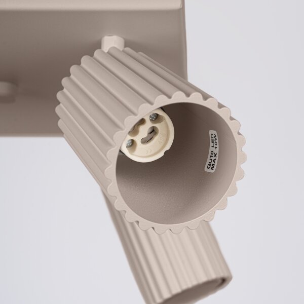 Brilagi - Faretto LED CRESTO 4x GU10/10W/230V taupe