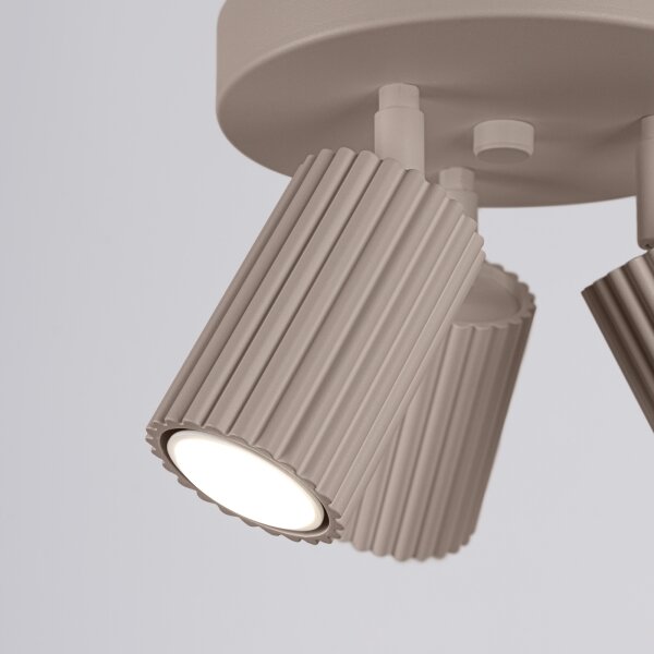 Brilagi - Faretto LED CRESTO 3xGU10/10W/230V taupe
