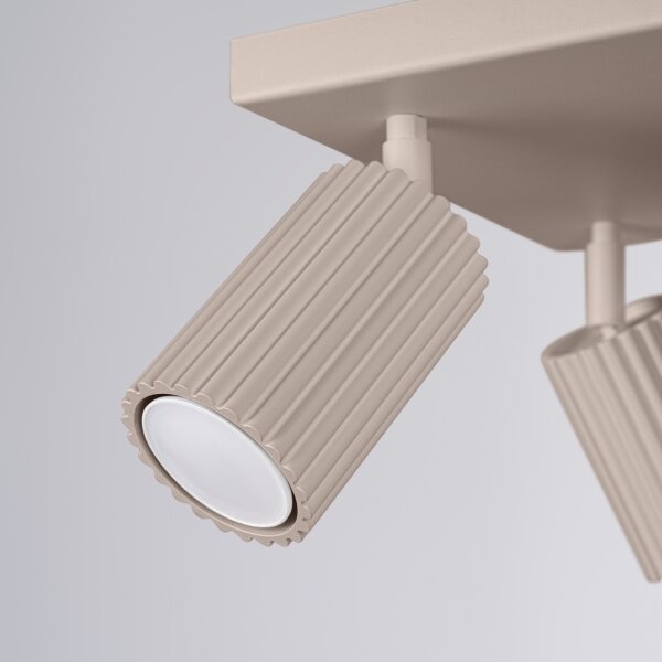 Brilagi - Faretto LED CRESTO 4x GU10/10W/230V taupe