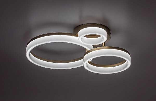 Rabalux 71383 - Plafoniera LED AMILIA LED/24W/230V 3000/4000/6500K oro