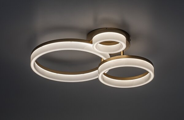 Rabalux 71383 - Plafoniera LED AMILIA LED/24W/230V 3000/4000/6500K oro