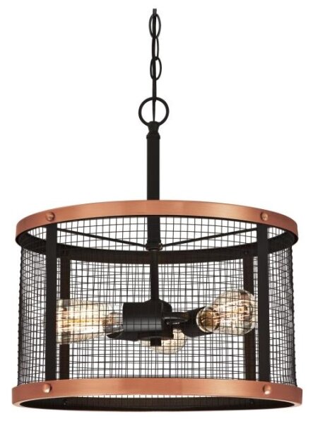 Westinghouse 63327 - Lampadario a sospensione con catena EMELIE 3xE27/60W/230V