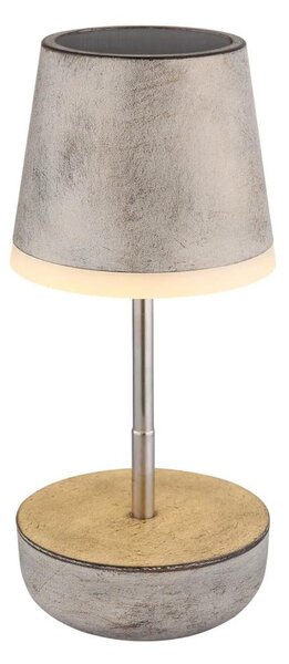 Globo 36638SA - Lampada solare LED 10xLED/0,06W/3V IP44 grigio