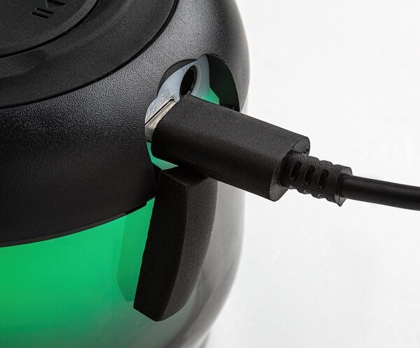 Rabalux 76110 - Lampada da tavolo RGB con altoparlante RADELIA RGB/3W/3,7V 500mA