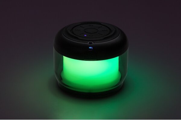 Rabalux 76110 - Lampada da tavolo RGB con altoparlante RADELIA RGB/3W/3,7V 500mA