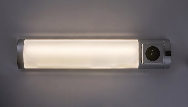 Rabalux 78038 - Lampada LED sottopensile con presa SOFT 2E LED/5W/230V 4000K 45cm argento