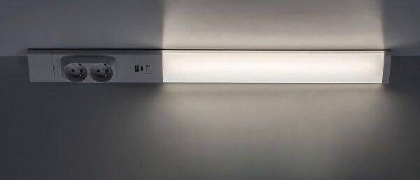 Rabalux 78042 - Lampada LED sottopensile con prese BILAL E LED/18W/230V 4000K 60 cm bianco