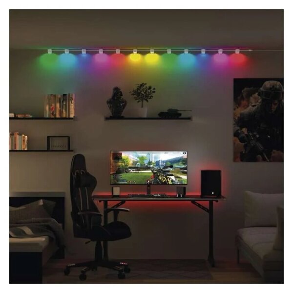 Catena decorativa LED RGBIC+CCT GoSmart 4xLED/7W/230V 85 cm Wi-Fi Tuya