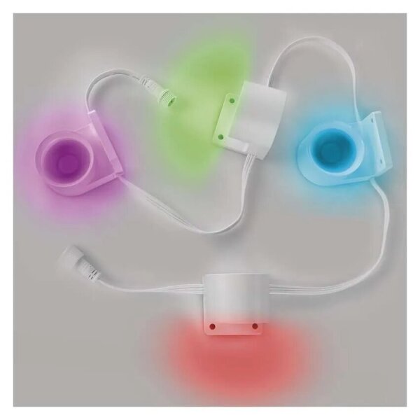 Catena decorativa LED RGBIC+CCT GoSmart 4xLED/7W/230V 85 cm Wi-Fi Tuya