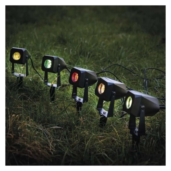 Kit di espansione LED RGBIC dimmerabile per esterni, lampada LED/1,5W/12V, 3000-6500K, IP65, Wi-Fi Tuya