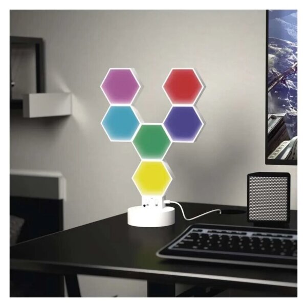 RGBIC Lampada da tavolo dimmerabile GoSmart LED/5,5W/230V Wi-Fi Tuya