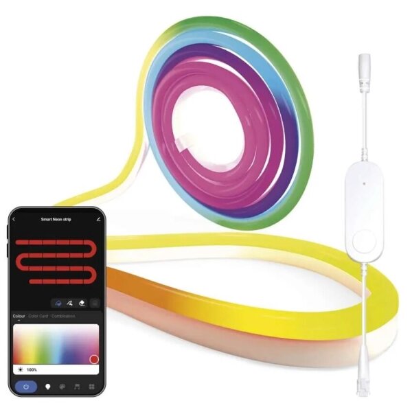 RGBIC Striscia LED dimmerabile GoSmart LED/24W/230V 3 m Wi-Fi Tuya