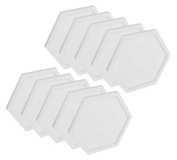 SET 10x RGBIC Pannello dimmerabile LED/1,9W/230V Wi-Fi Tuya