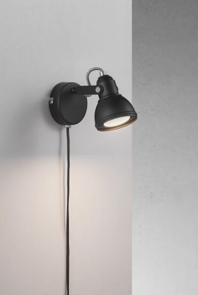 Nordlux - Faretto da parete ASLAK 1xGU10/35W/230V nero
