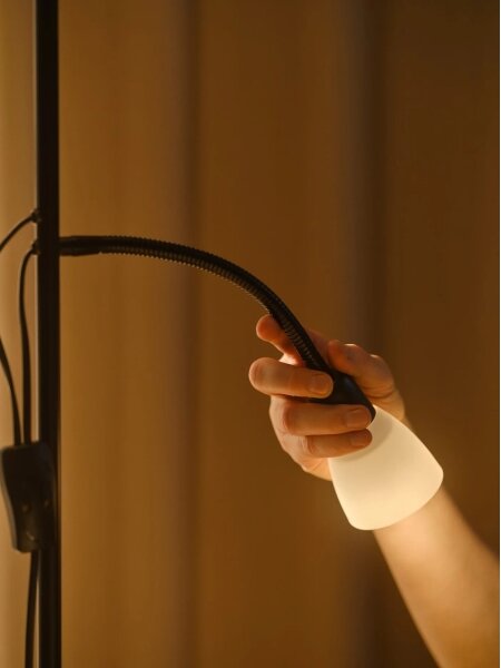Nordlux - Lampada con piedistallo LAURIA 1xE27/40W/230V + 1xE14/15W