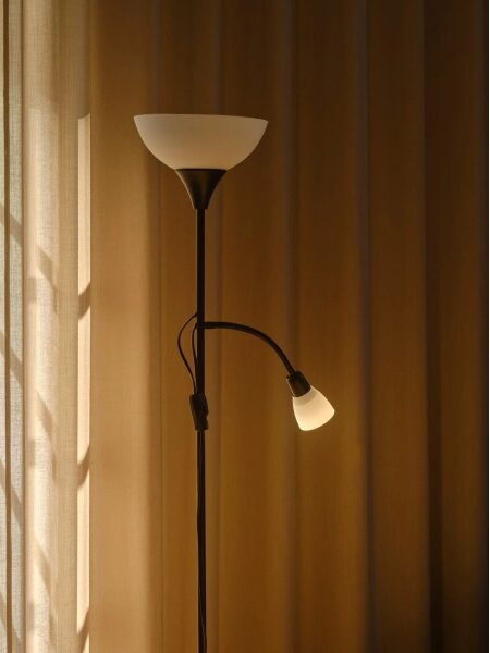 Nordlux - Lampada con piedistallo LAURIA 1xE27/40W/230V + 1xE14/15W