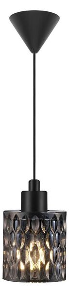 Nordlux - Lampadario a sospensione con filo HOLLYWOOD 1xE27/60W/230V fumé