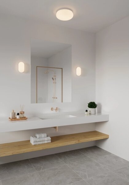 Nordlux - Plafoniera da bagno FOAM 2xE27/55W/230V IP44 bianco