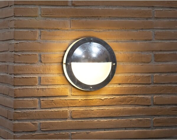 Nordlux - Applique da esterno MALTA 1xE27/60W/230V IP54 argento