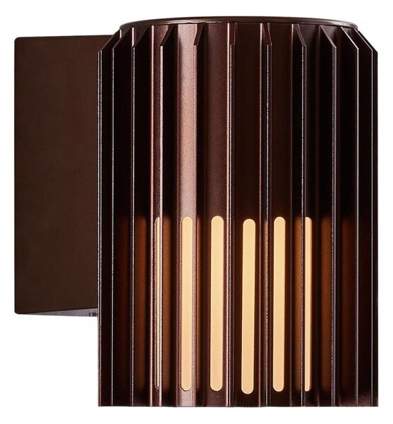 Nordlux - Applique da esterno ALUDRA 1xE27/15W/230V marrone