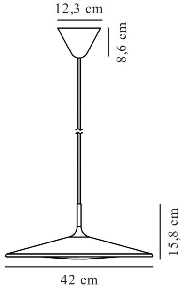 Nordlux - Lampadario a sospensione con filo LED dimmerabile BALANCE LED/230V