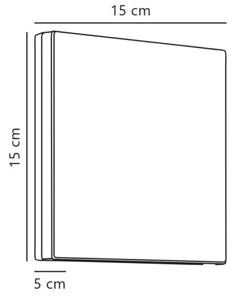 Nordlux - Applique a LED da esterno ARTEGO LED/7,2W/230V IP54