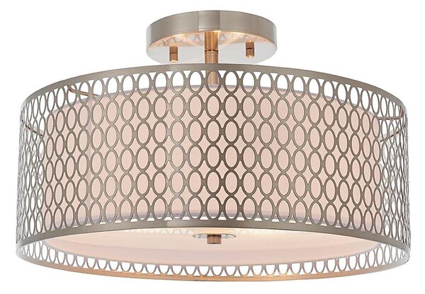 Endon 81966 - Lampadario a plafone CORDERO 3xE27/10W/230V cromo opaco