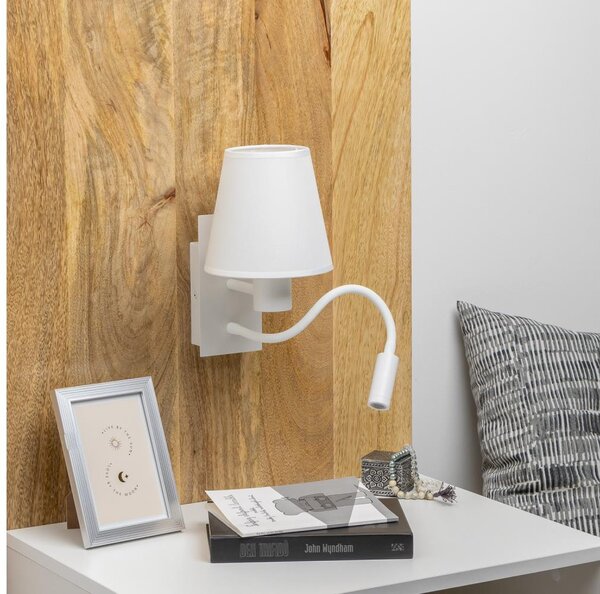 Brilagi - Applique a LED NUBILA 1xE27/25W/230V + LED/3W bianco