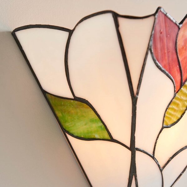 Endon 63964 - Applique Tiffany BOTANICA 1xE14/40W/230V