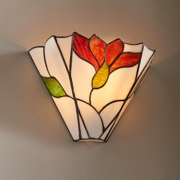 Endon 63964 - Applique Tiffany BOTANICA 1xE14/40W/230V
