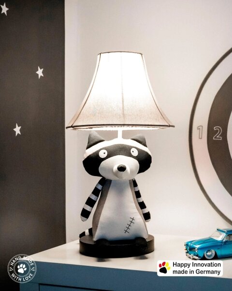 Happy Lamps - Lampada da tavolo LED per bambini BEN LED/5,4W/230V raccoon