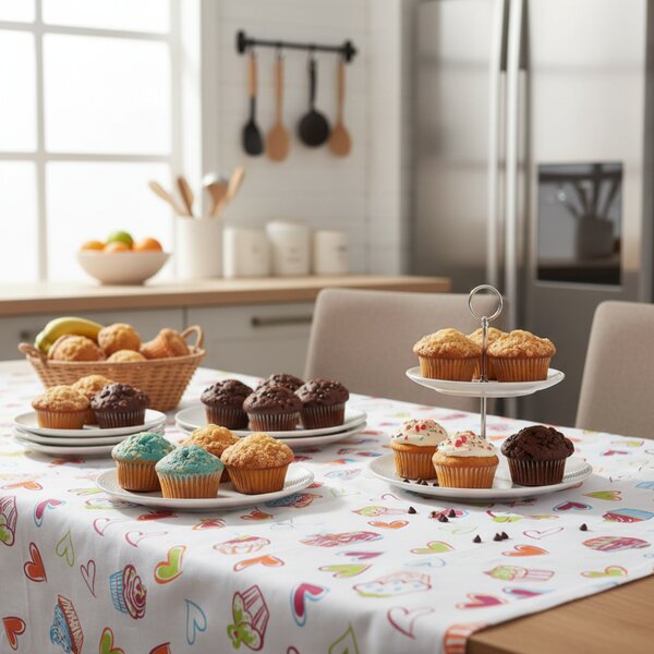 Tovaglia in cotone Muffin