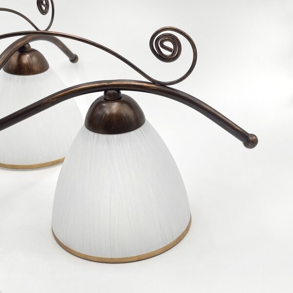 Lampadario a plafone RETRO 5xE27/60W/230V patina di bronzo