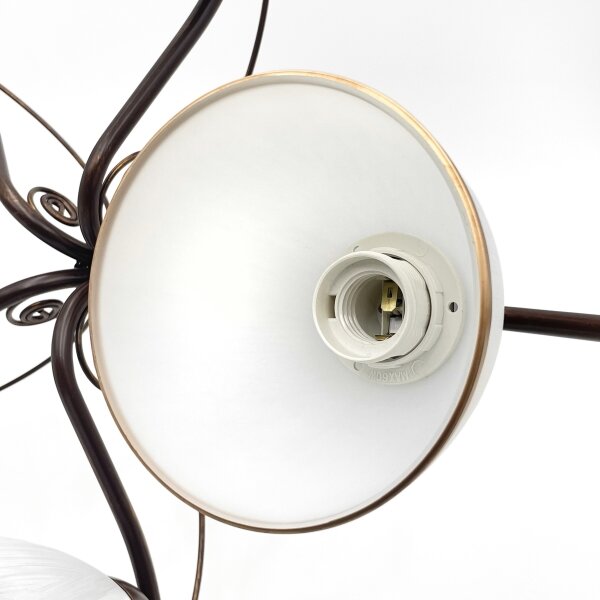 Lampadario a plafone RETRO 5xE27/60W/230V patina di bronzo