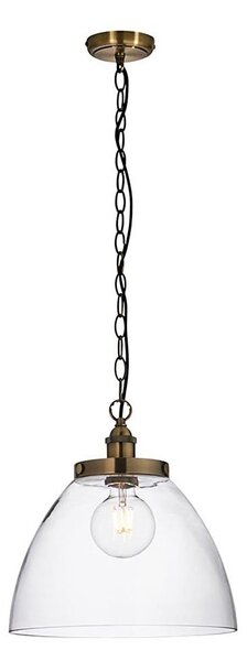 Endon 102926 - Lampadario a sospensione con catena HANSEN 1xE27/10W/230V ottone