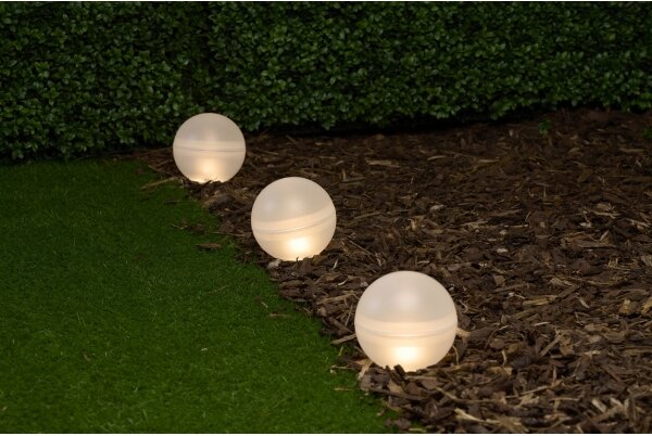 Grundig - SET 5x LED RGBW Lampada solare LED/3,2V IP44