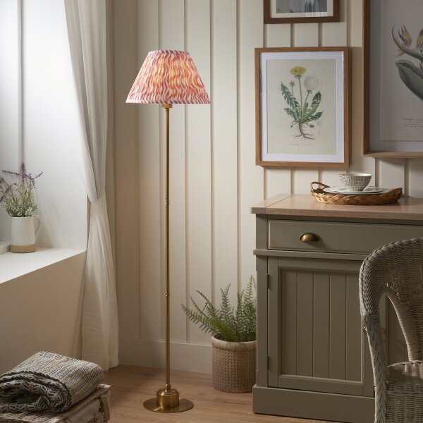 Endon 114786 - Lampada da terra ricaricabile dimmerabile a LED BURLEY LED/1,5W/5V ottone/rosa