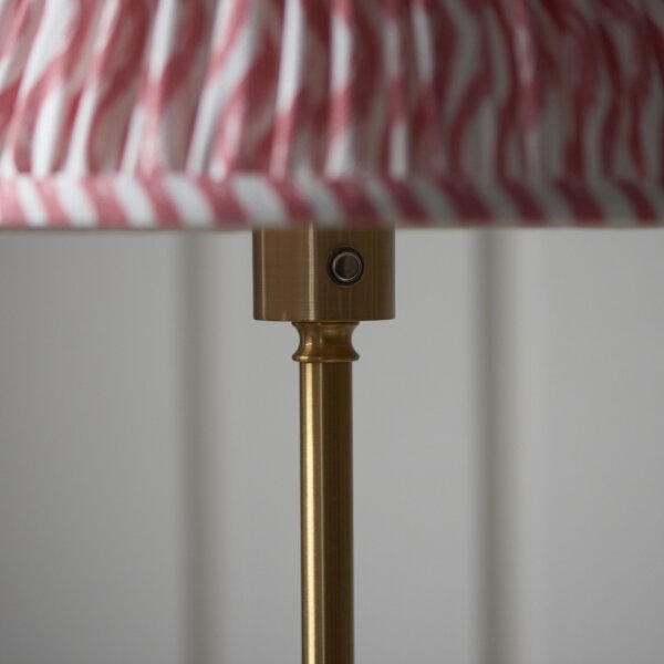 Endon 114786 - Lampada da terra ricaricabile dimmerabile a LED BURLEY LED/1,5W/5V ottone/rosa
