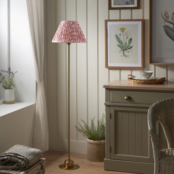 Endon 114786 - Lampada da terra ricaricabile dimmerabile a LED BURLEY LED/1,5W/5V ottone/rosa