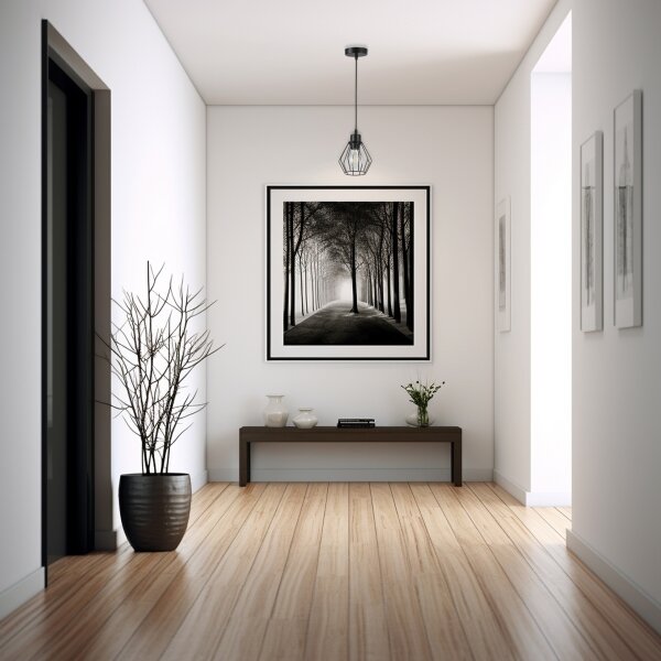Lampadario a sospensione con filo 1xE27/35W/230V diametro 18 cm nero
