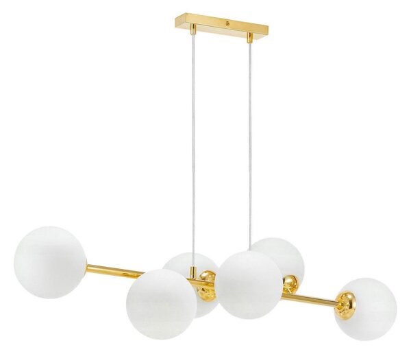 Lampadario a sospensione con filo 6xE27/35W/230V oro