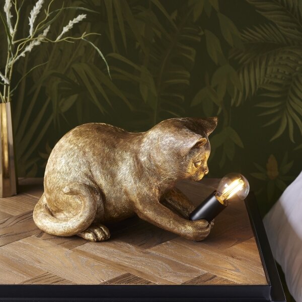 Endon 107389 - Lampada da tavolo KITTEN 1xE14/7W/230V oro