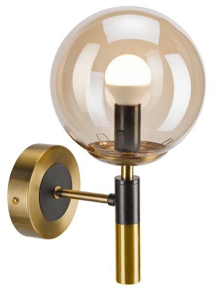 Applique ROLLO 1xE14/5W/230V oro/fumé beige