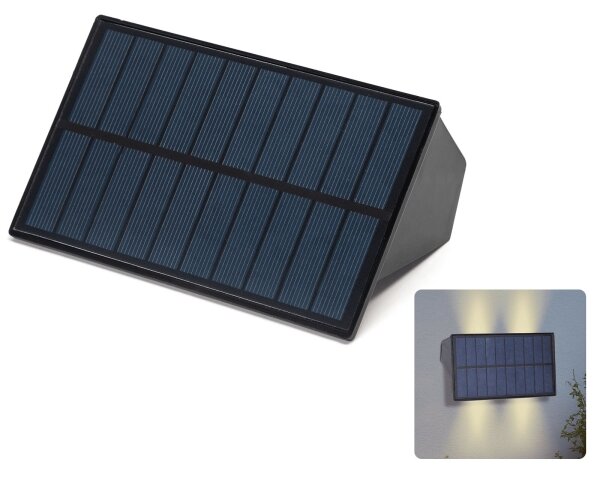 Aigostar - Applique a LED solare LED/4W/5,5V 2700K IP44
