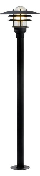 Nordlux - Lampada da esterno LONSTRUP 1xE27/60W/230V IP44 nero 116 cm