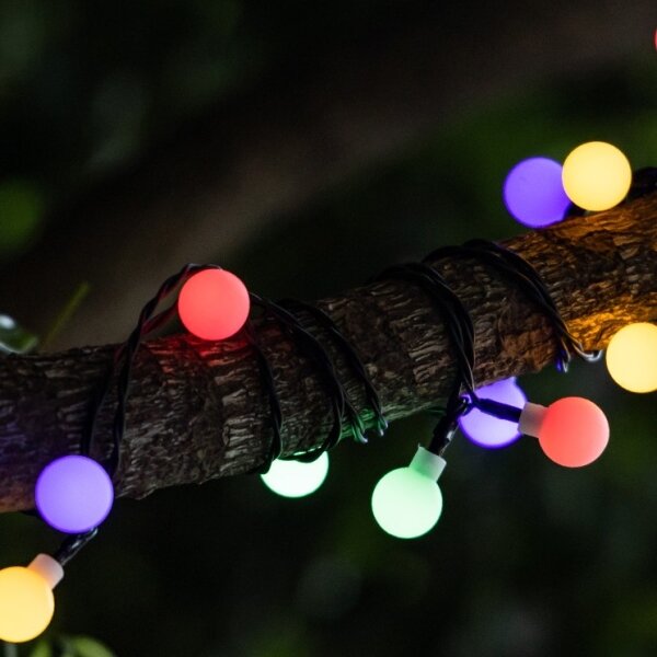 Aigostar - Catena solare LED 50xLED/8 funzioni 12m IP65 multicolore