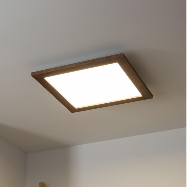 Brilagi -Plafoniera LED SLIMFRAME WOOD LED/36W/230V 49,5x49,5 cm marrone scuro