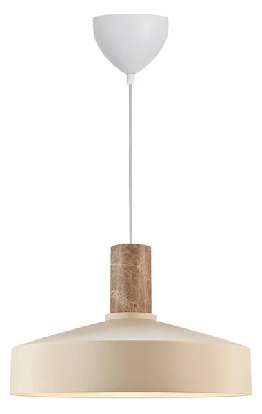 Nordlux - Lampadario a sospensione con filo ELVAS 1xE27/60W/230V diametro 37,5 cm beige